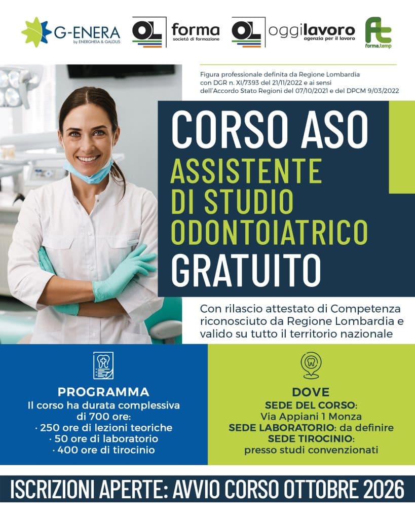 Corso ASO – assistente di studio odontoiatrico